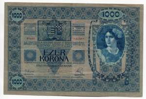 Austria 1000 Kronen 1919 (ND) P# 57