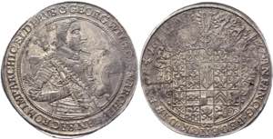 German States Brandenburg Thaler 1627 ... 