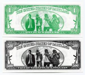 United States of Darkland 1 & 500 Dollars ... 