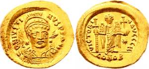 Roman Empire Constantinople Justin I AV ... 