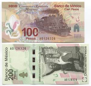 Mexico 100 & 200 Pesos ... 