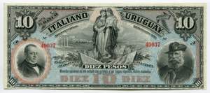 Uruguay Italian 10 Pesos ... 