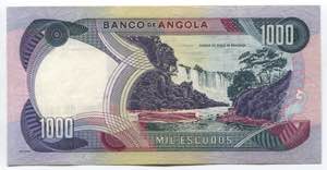 Angola 1000 Escudos 1972 P# 103; № DG ... 