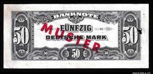 Germany - FRG 50 Mark 1948 Specimen Very ... 