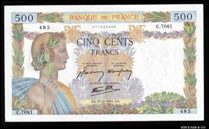 France 500 Francs 1942 ... 