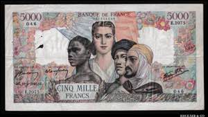 France 5000 Francs 1946 ... 