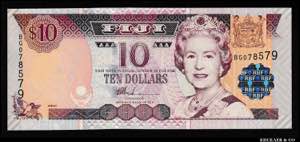 Fiji 10 Dollars 2002 P# ... 