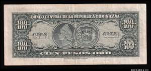 Dominican Republic 100 Peso 1947 Very Rare ... 