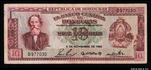 Honduras 10 Lempiras ... 