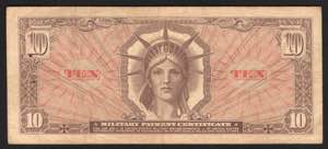 United States 10 Dollars 1965 Military ... 