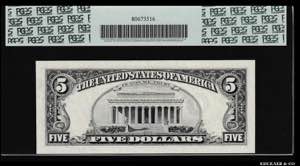 United States 5 Dollars 1995 PCGS 66 PPQ Fr# ... 