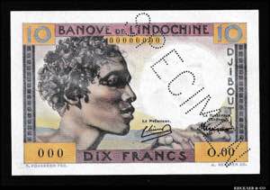 Djibouti 10 Francs 1962 ... 
