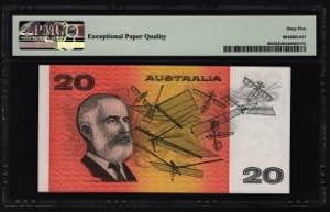 Australia 20 Dollars 1991 PMG 65 EPQ P# 46h; ... 
