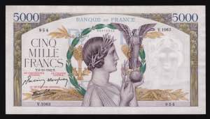 France 5000 Francs 1942 ... 