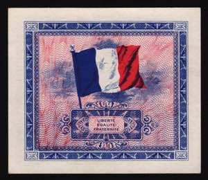 France 10 Francs 1944 P# 116a; aUNC
