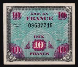 France 10 Francs 1944 P# ... 