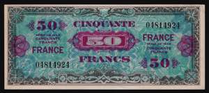 France 50 Francs 1944 P# ... 