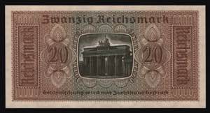 Germany - Third Reich 20 Reichsmark 1940 P# ... 