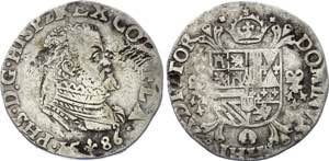 Belgium Flandern, Aalst 1/5 Ecu 1586 Philipp ... 