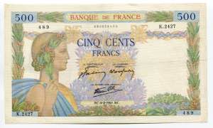 France 500 Francs 1941 ... 