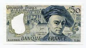 France 50 Francs 1981 P# ... 
