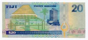 Fiji 20 Dollars 2002 (ND) P# 107a; UNC