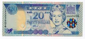 Fiji 20 Dollars 2002 ... 