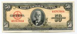 Cuba 50 Pesos 1950 P# ... 
