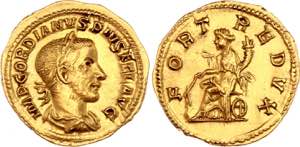 Roman Empire Aureus Gordianus III 238 - 244 ... 