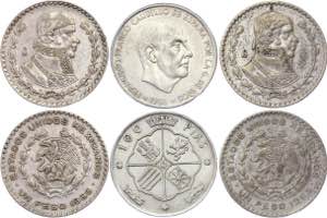 World Lot of 3 Coins 1962 - 1966 Silver; ... 
