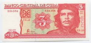 Cuba 3 Pesos 2004 P# ... 