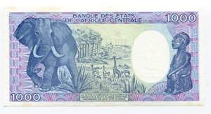 Cameroon 1000 Francs 1990 P# 26b; # ... 
