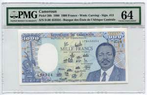 Cameroon 1000 Francs ... 