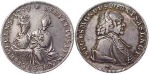 Austria Salzburg Thaler 1759 Dav. 1253; ... 