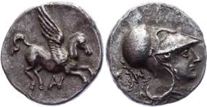 Ancient Greece Akarnanien Sater 350 - 300 BC ... 