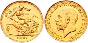 South Africa 1 Sovereign 1931 SA KM# A22; ... 