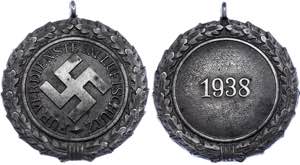 Germany - Third Reich Medal For Service in ... 