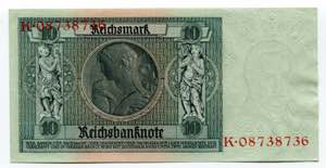 Germany - Weimar Republic 10 Reichsmark 1929 ... 
