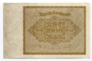 Germany - Weimar Republic 1000 Mark 1922 P# ... 