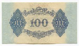 Germany - Weimar Republic 100 Mark 1922 P# ... 