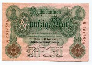 Germany - Empire 50 Mark ... 