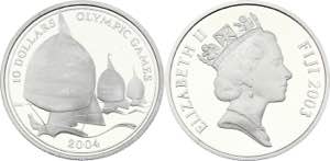 Fiji 10 Dollars 2003 KM# 109; Silver (0.925) ... 