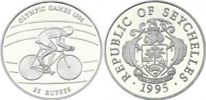 Seychelles 25 Rupees 1995 KM# 97; Silver ... 