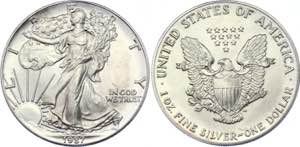 United States 1 Dollar 1987 KM# 273; Silver; ... 