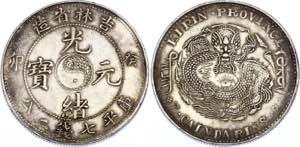 China Kirin 1 Dollar 1903 Y# 183.a.2; Silver ... 