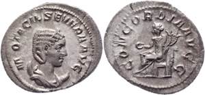 Roman Empire AR Antoninianu Otacilia Severa ... 