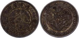China Fukien 20 Cents 1903 - 1908 Y# 104.2; ... 