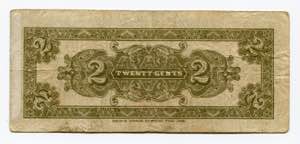 China 20 Cents 1938 - P# J52a