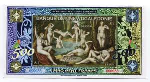 New Caledonia 500 Francs ... 