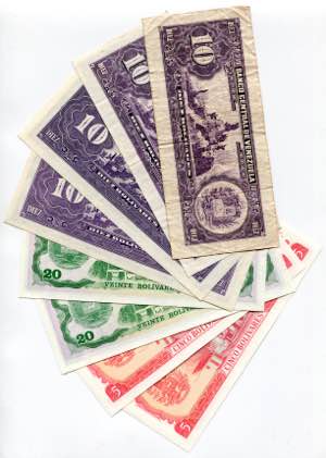 Venezuela Lot of 8 Banknotes 1963 - 1989 - ... 